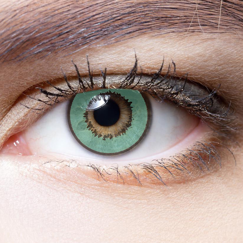 NEBULALENS Harajuku Storm Green Yearly Prescription Colored Contact Lenses - NEBULALENS