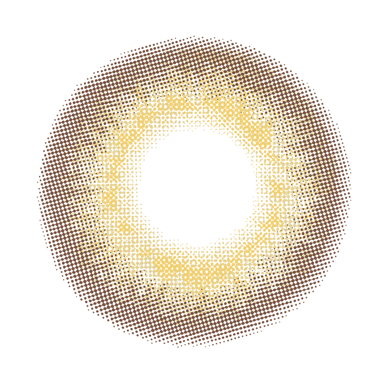 NEBULALENS Mermaid Tear Brown Yearly Prescription Colored Contact Lenses - NEBULALENS