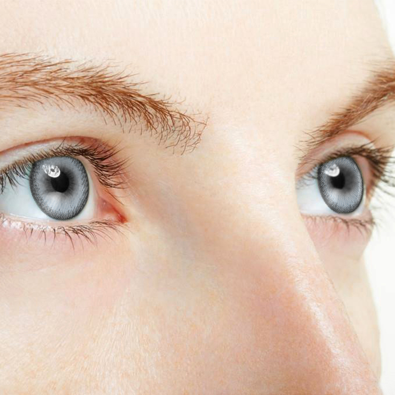 NEBULALENS Blue Mood Half Yearly Prescription Colored Contacts - NEBULALENS