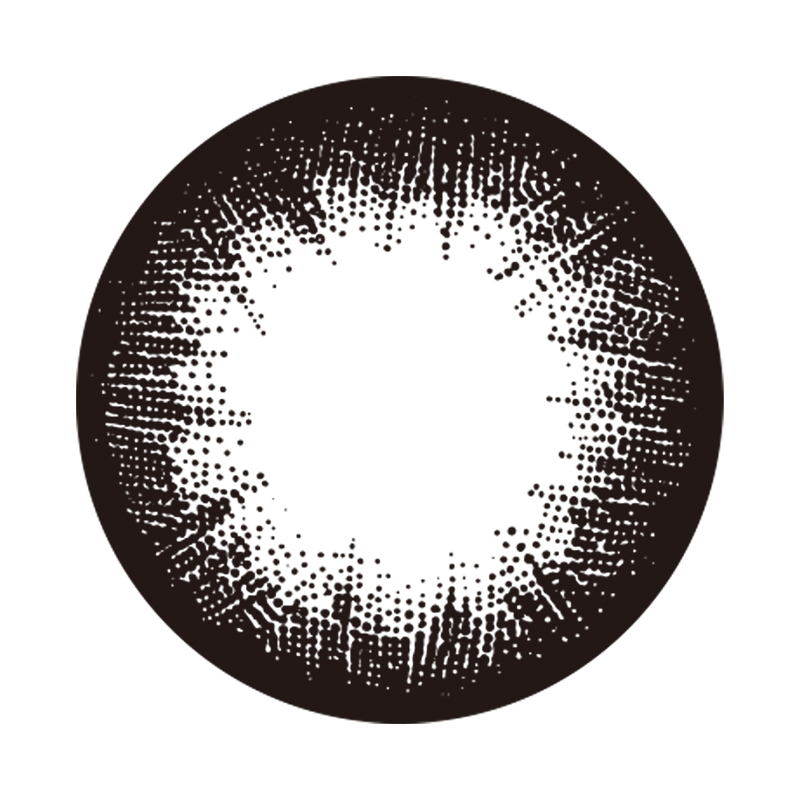 NEBULALENS Big Eyes Black Yearly Prescription Colored Contact Lenses - NEBULALENS