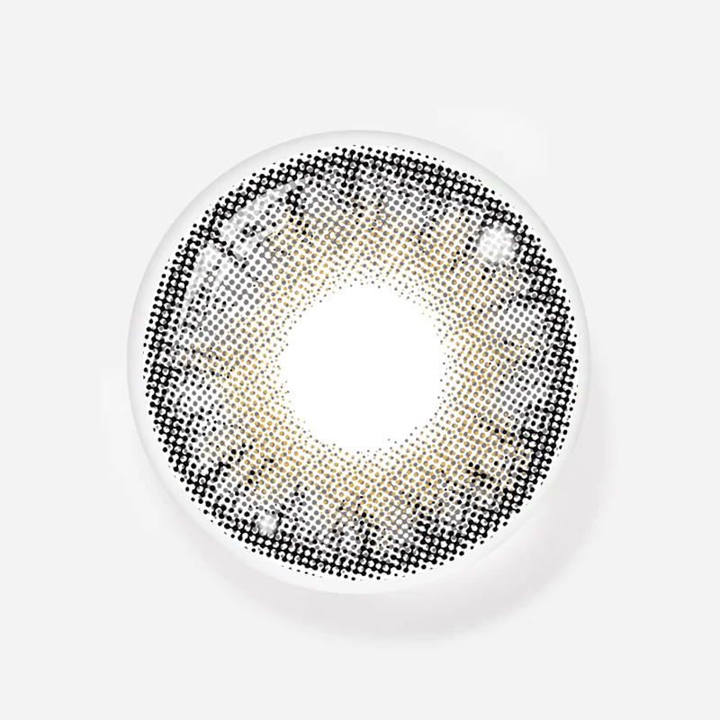 NEBULALENS Oman Grey Yearly Prescription Colored Contact Lenses - NEBULALENS