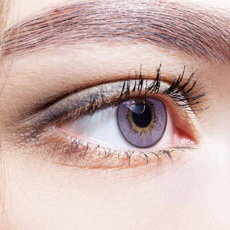 NEBULALENS Harajuku Storm Violet Yearly Prescription Colored Contact Lenses - NEBULALENS