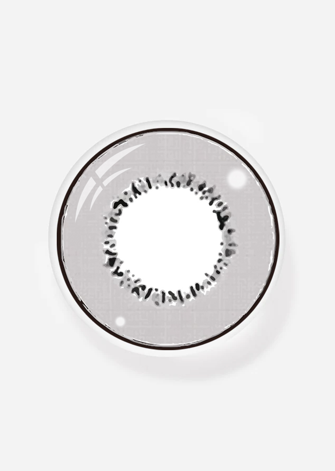 NEBULALENS Harajuku Storm Gray Yearly Prescription Colored Contact Lenses - NEBULALENS