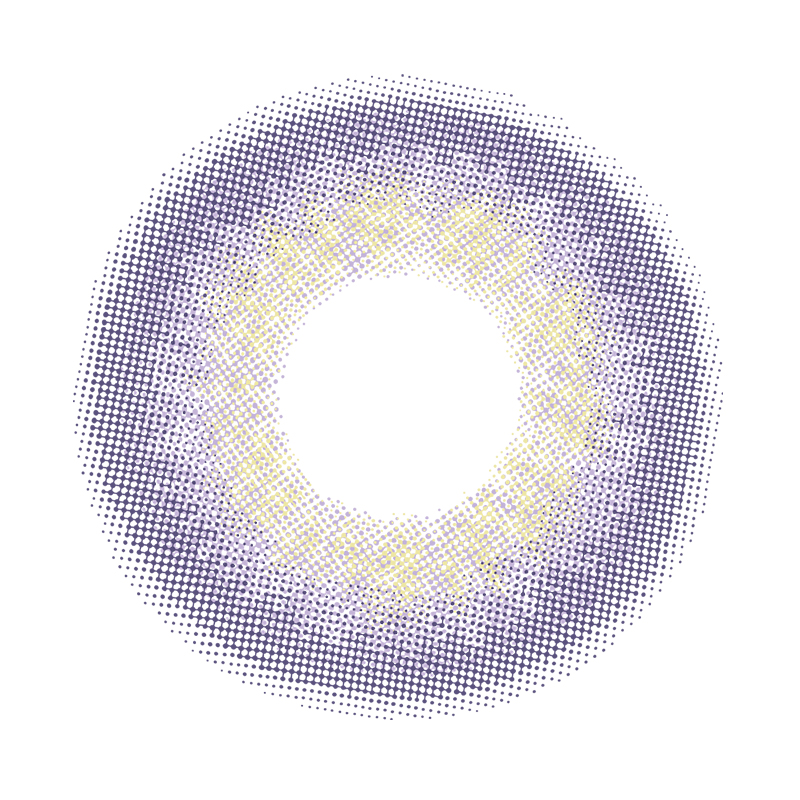 NEBULALENS Hepburn Purple Yearly Prescription Colored Contact Lenses - NEBULALENS