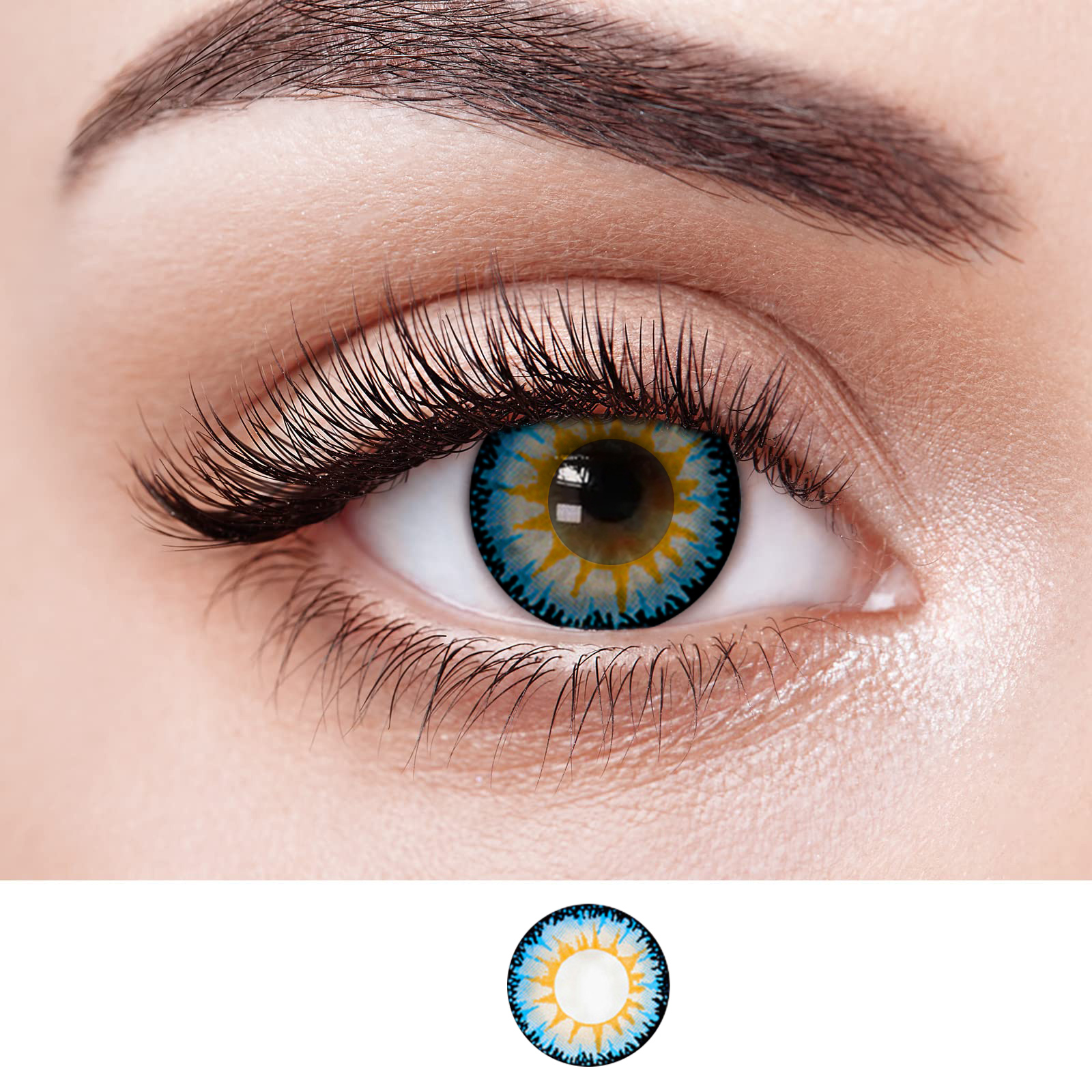 NEBULALENS Sun Colored Contact Lenses - NEBULALENS