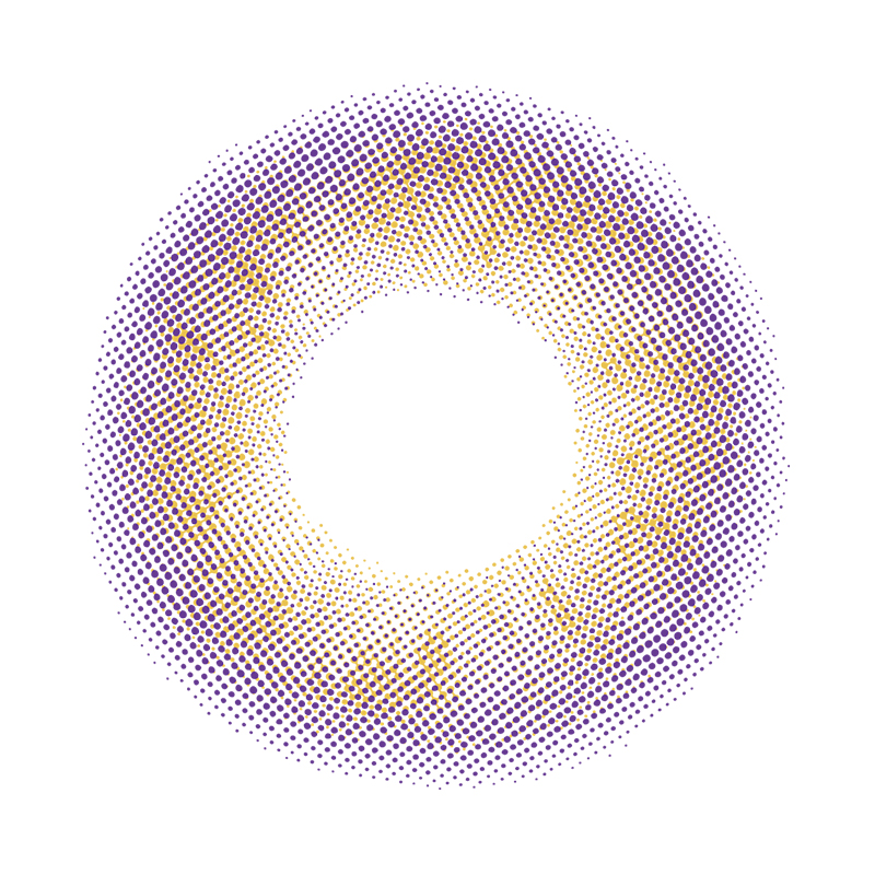 NEBULALENS Raspberry Purple Yearly Prescription Colored Contact Lenses - NEBULALENS