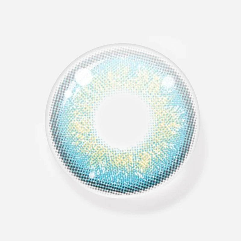NEBULALENS Russian Girl Bule Yearly Prescription Colored Contact Lenses - NEBULALENS