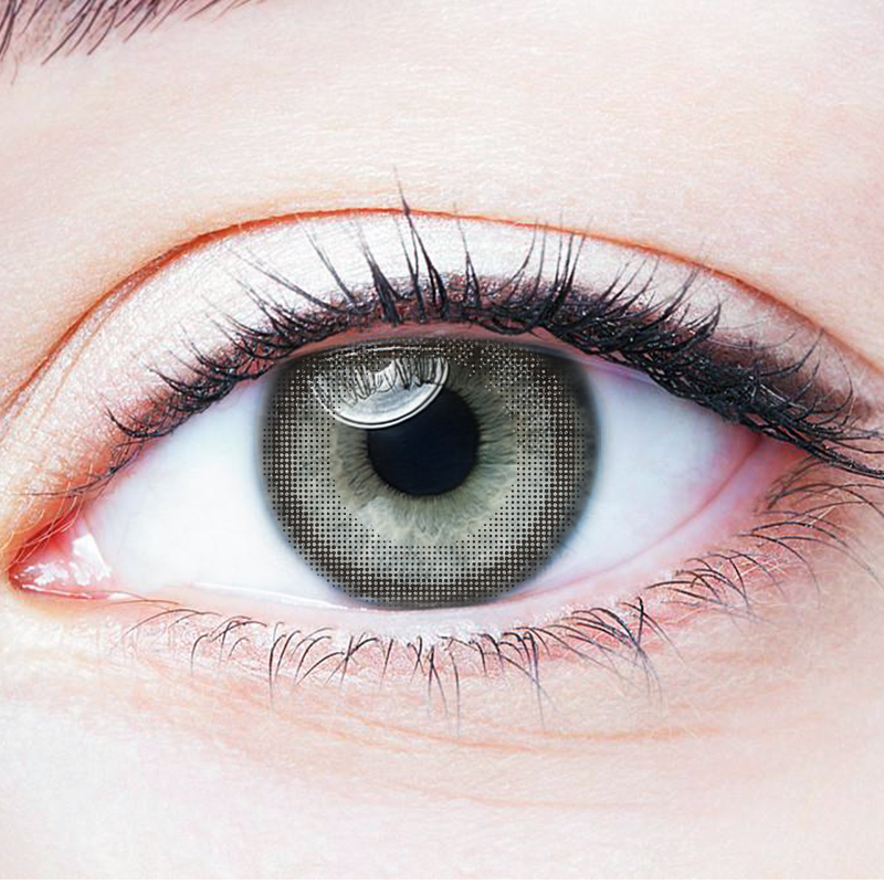 NEBULALENS Gem Black Yearly Prescription Colored Contact Lenses - NEBULALENS