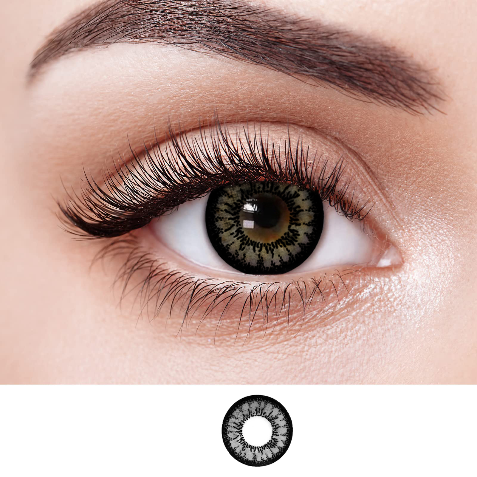 NEBULALENS Honey Colored Contact Lenses - NEBULALENS