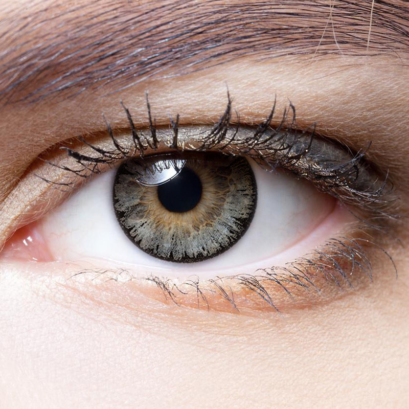 NEBULALENS Ice Grey Yearly Prescription Colored Contact Lenses - NEBULALENS