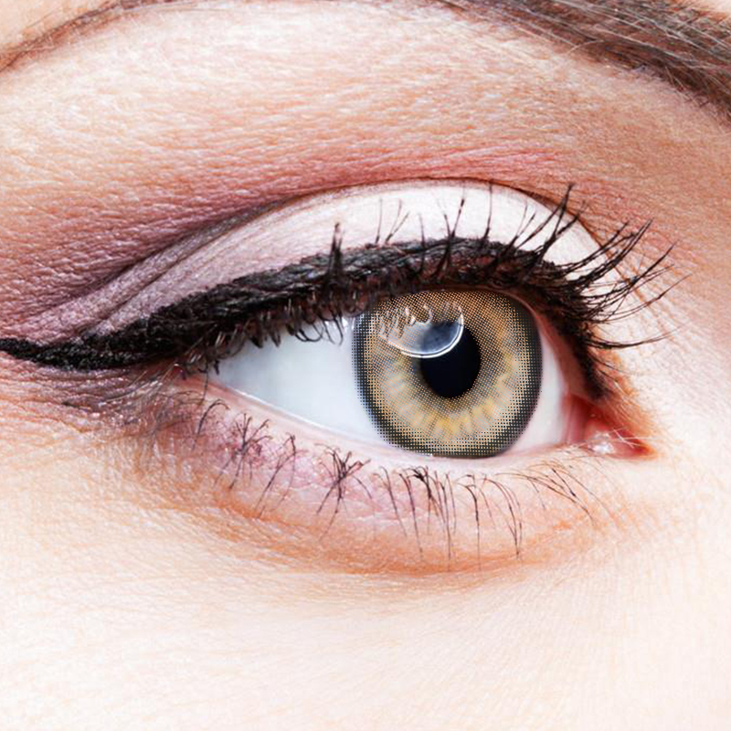 NEBULALENS Mud Brown Yearly Prescription Colored Contact Lenses - NEBULALENS