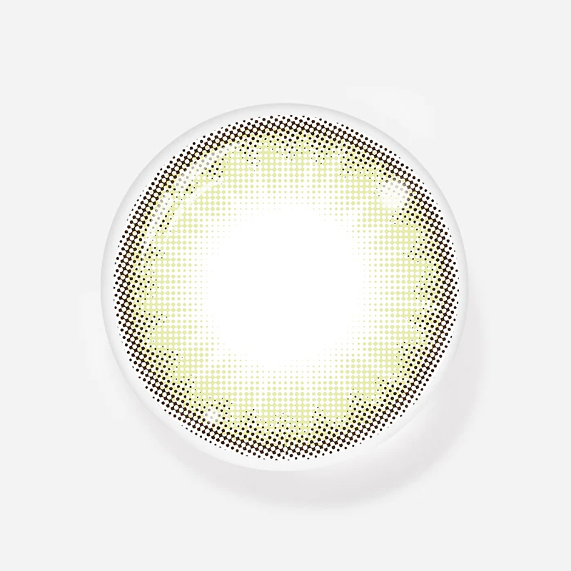 NEBULALENS Louis Green Yearly Prescription Colored Contact Lenses - NEBULALENS