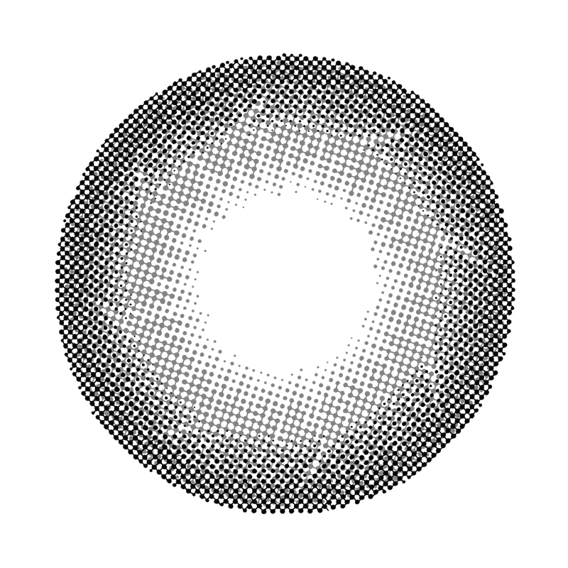 NEBULALENS Water Wave Gray Yearly Prescription Colored Contact Lenses - NEBULALENS