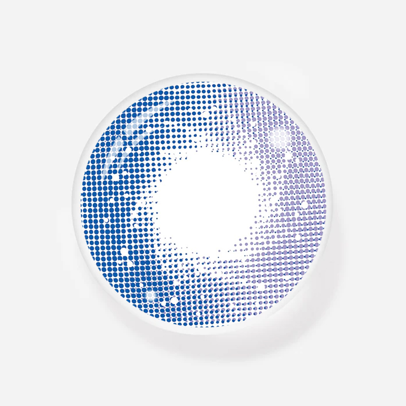 NEBULALENS Milky Way Purple Yearly Prescription Colored Contact Lenses - NEBULALENS