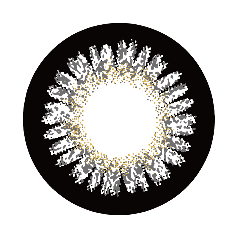 NEBULALENS Cherry Gray Yearly Prescription Colored Contact Lenses - NEBULALENS