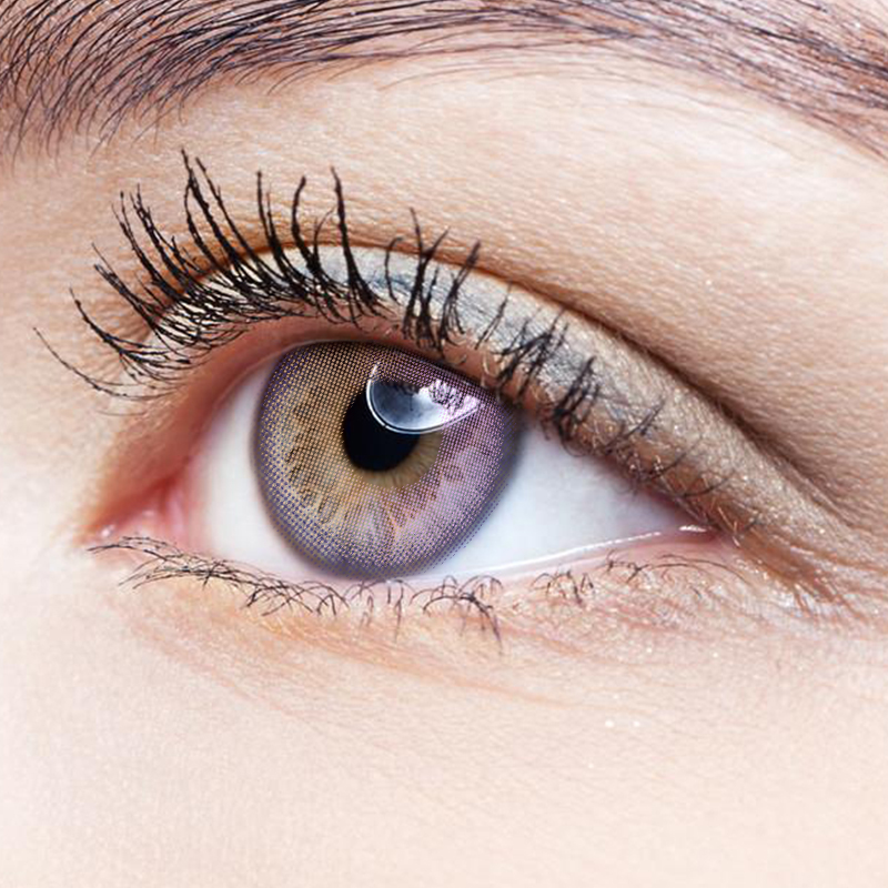 NEBULALENS Crazy In Love With Flowers Yearly Prescription Colored Contact Lenses - NEBULALENS