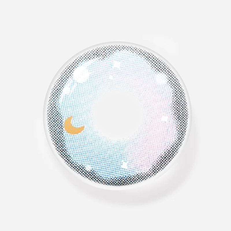 NEBULALENS Starry Blue Yearly Prescription Colored Contact Lenses - NEBULALENS