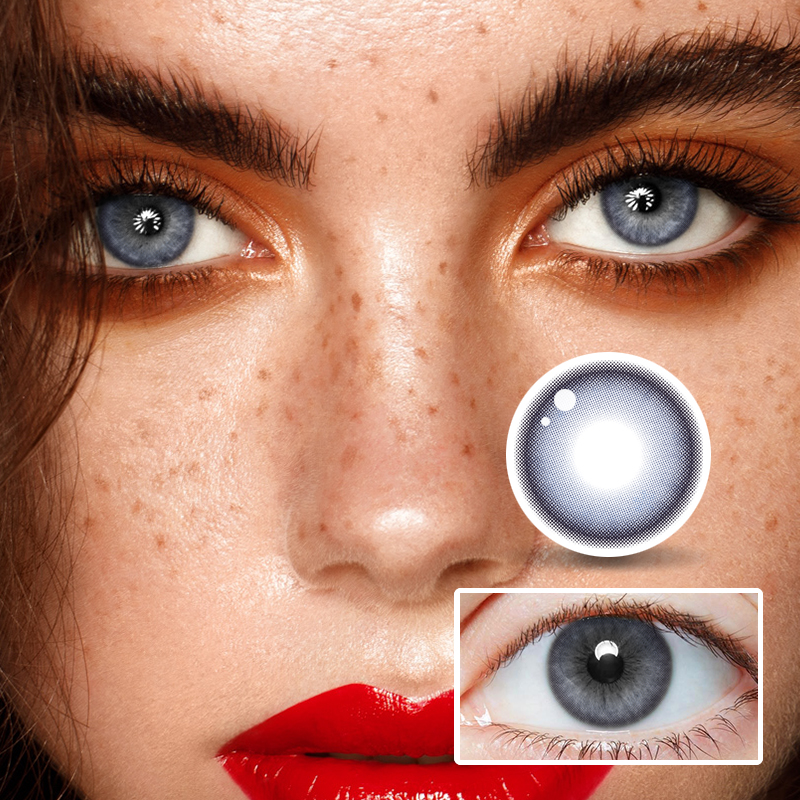 NEBULALENS Dopamine Purple Yearly Colored Contacts - NEBULALENS