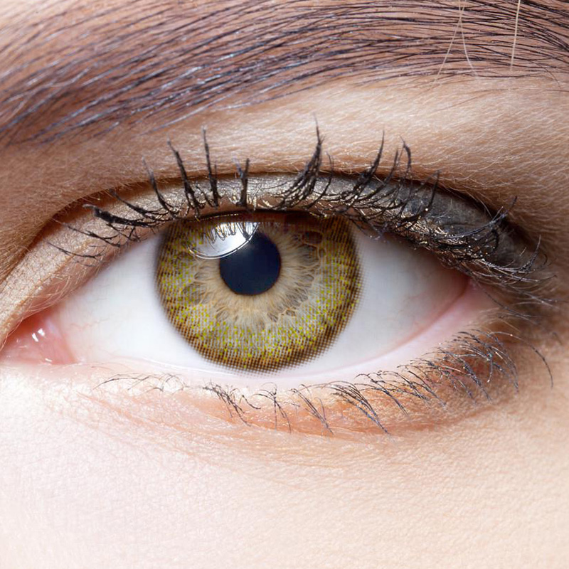 NEBULALENS Mermaid Ji Second Generation Brown Yearly Prescription Colored Contact Lenses - NEBULALENS