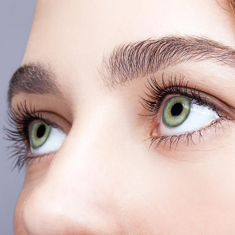 NEBULALENS Loch Ness Green Half Yearly Prescription Colored Contacts - NEBULALENS