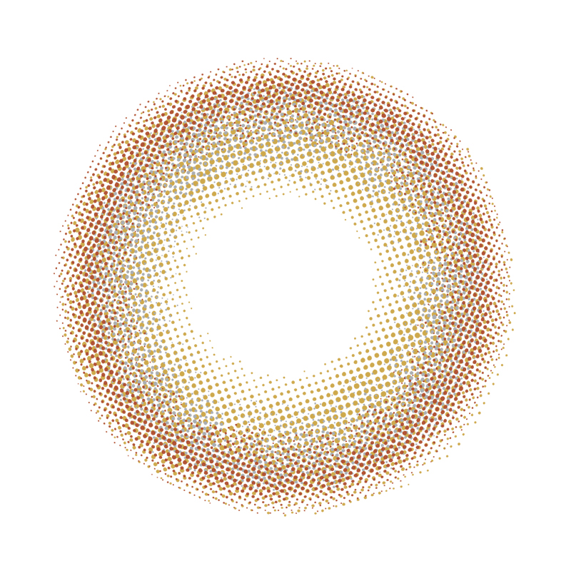 NEBULALENS Basil Leaves Brown Yearly Prescription Colored Contact Lenses - NEBULALENS