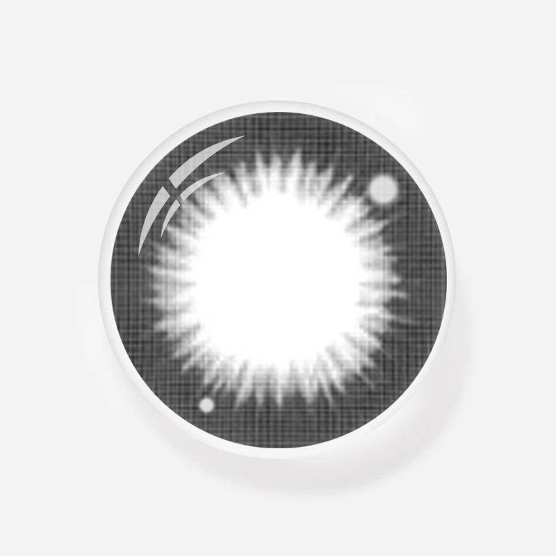 NEBULALENS First Love Black Yearly Prescription Colored Contact Lenses - NEBULALENS