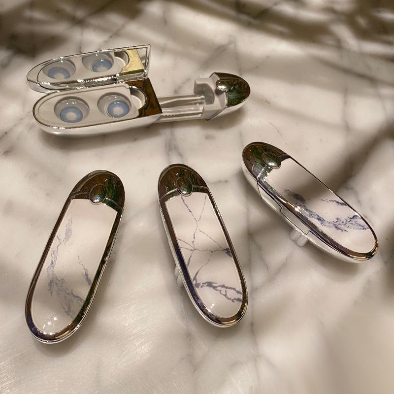 Lipstick Lens Case Shiny Colored Contact Lens Box - NEBULALENS