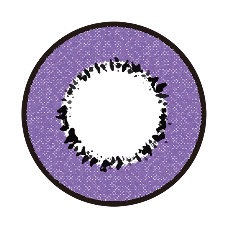 NEBULALENS Harajuku Storm Violet Yearly Prescription Colored Contact Lenses - NEBULALENS