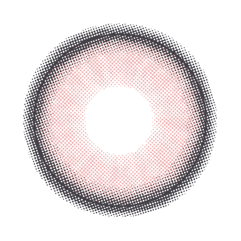 NEBULALENS Pear Flower Pink Yearly Prescription Colored Contact Lenses - NEBULALENS