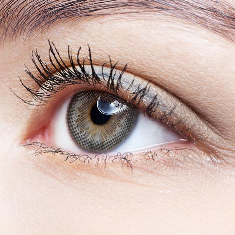 NEBULALENS Chuanzi Ash Yearly Prescription Colored Contact Lenses - NEBULALENS