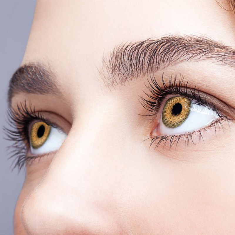 NEBULALENS Polaris Brown Yearly Prescription Colored Contacts - NEBULALENS