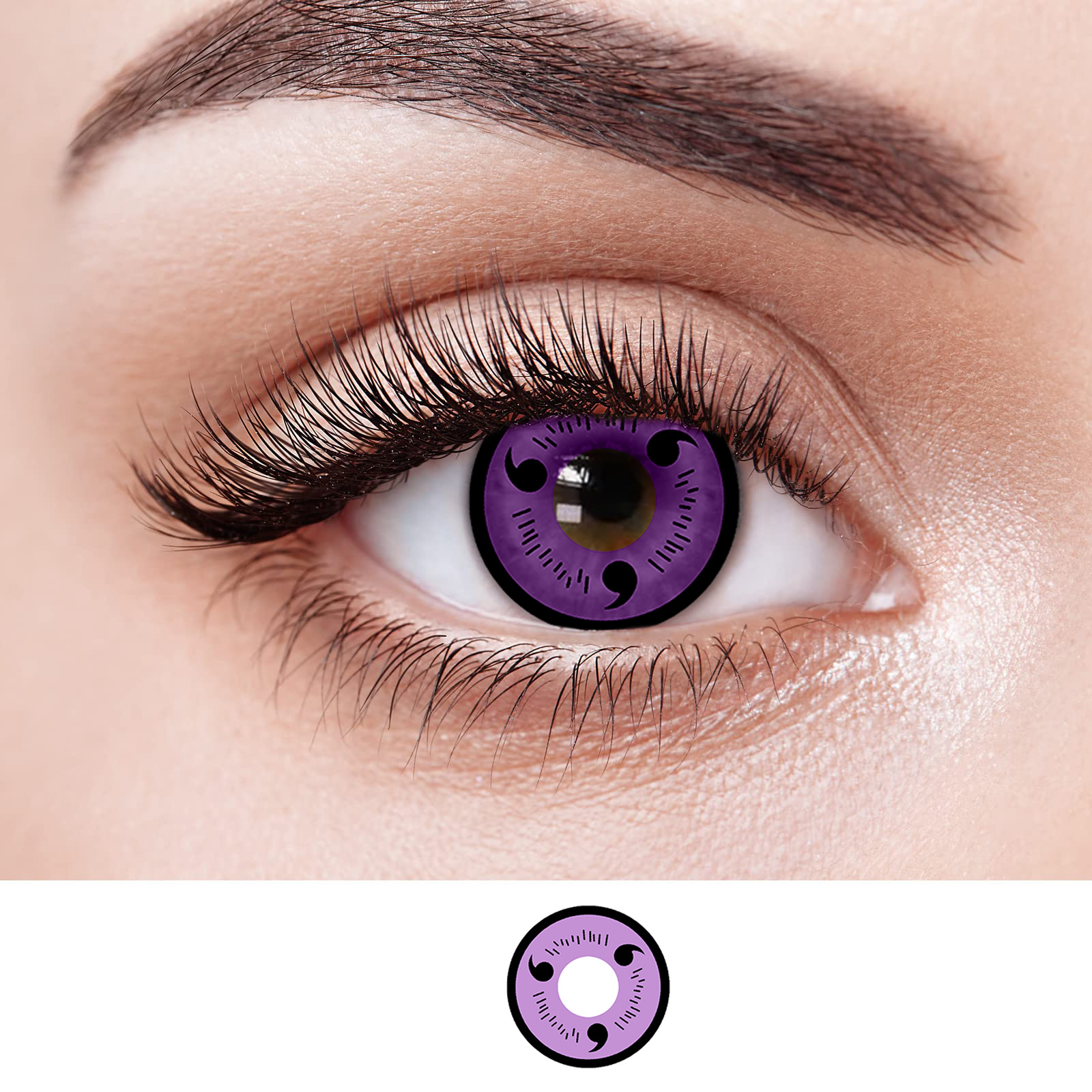 NEBULALENS Three Magatama Colored Contact Lenses - NEBULALENS