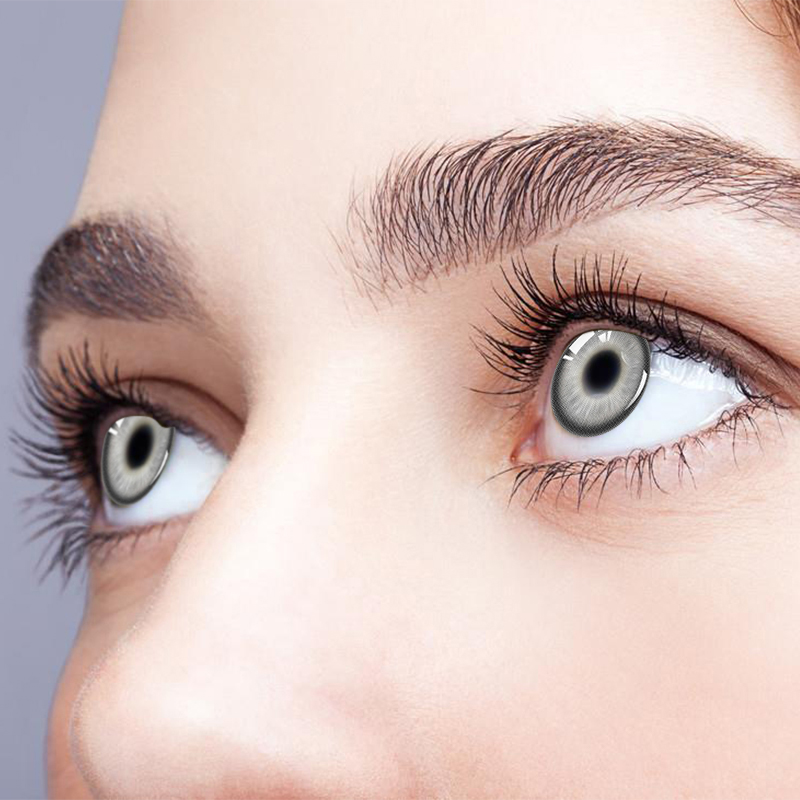 NEBULALENS Crystal Lime Half Yearly Prescription Colored Contacts - NEBULALENS