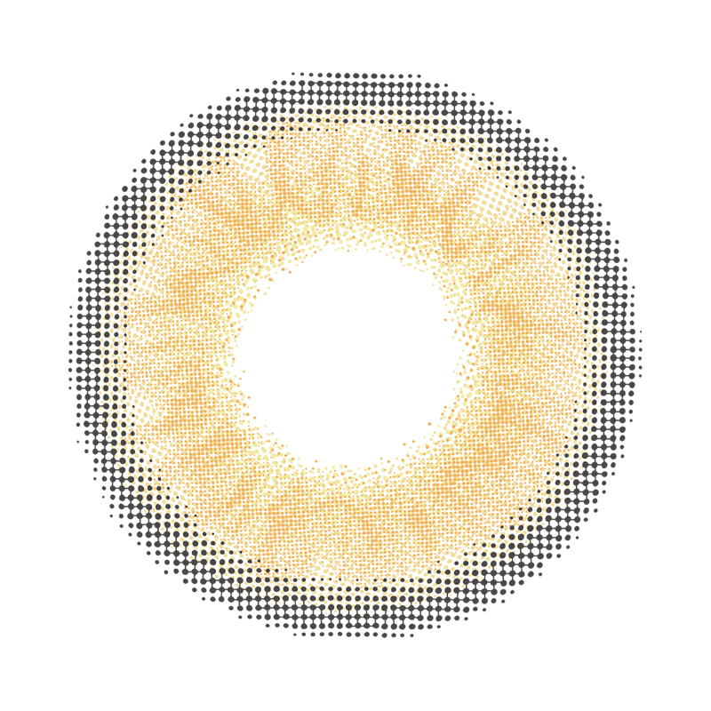 NEBULALENS Himalaya Brown Yearly Prescription Colored Contact Lenses - NEBULALENS