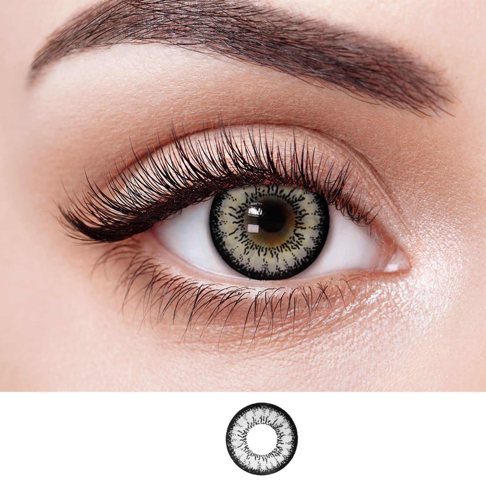 NEBULALENS Honey Colored Contact Lenses - NEBULALENS