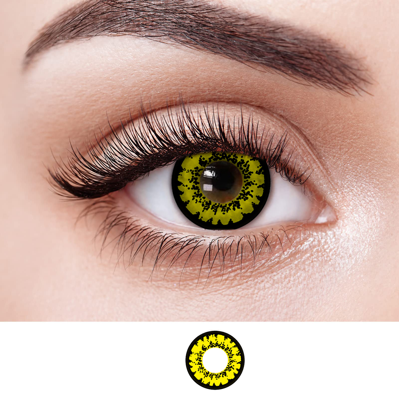 NEBULALENS Honey Colored Contact Lenses - NEBULALENS