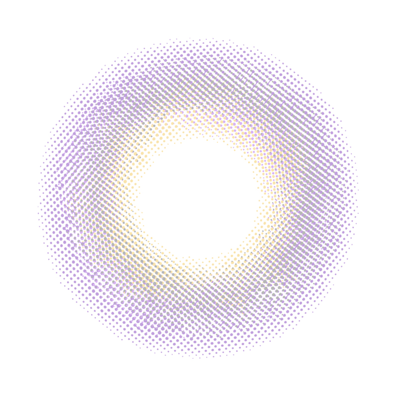 NEBULALENS 4D Highlight Purple Yearly Prescription Colored Contact Lenses - NEBULALENS