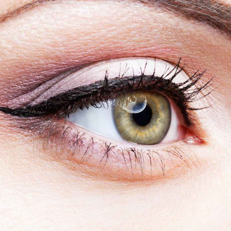 NEBULALENS Milk Tea Ash Yearly Colored Contact Lenses - NEBULALENS