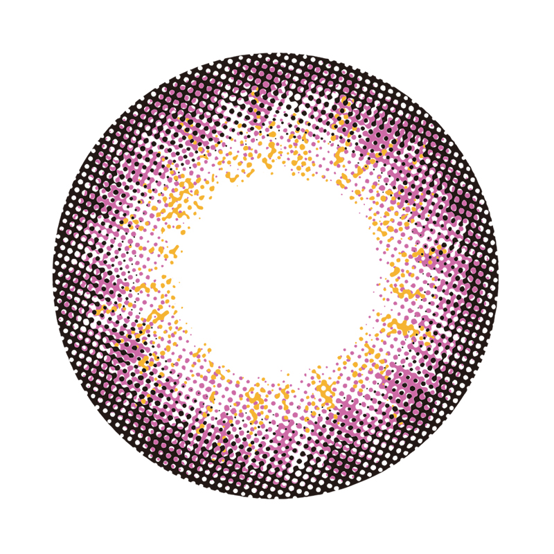 NEBULALENS Puff Pink Yearly Prescription Colored Contact Lenses - NEBULALENS