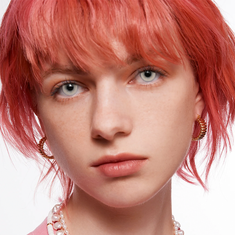 NEBULALENS Butterfly Brown Yearly Prescription Colored Contact Lenses - NEBULALENS