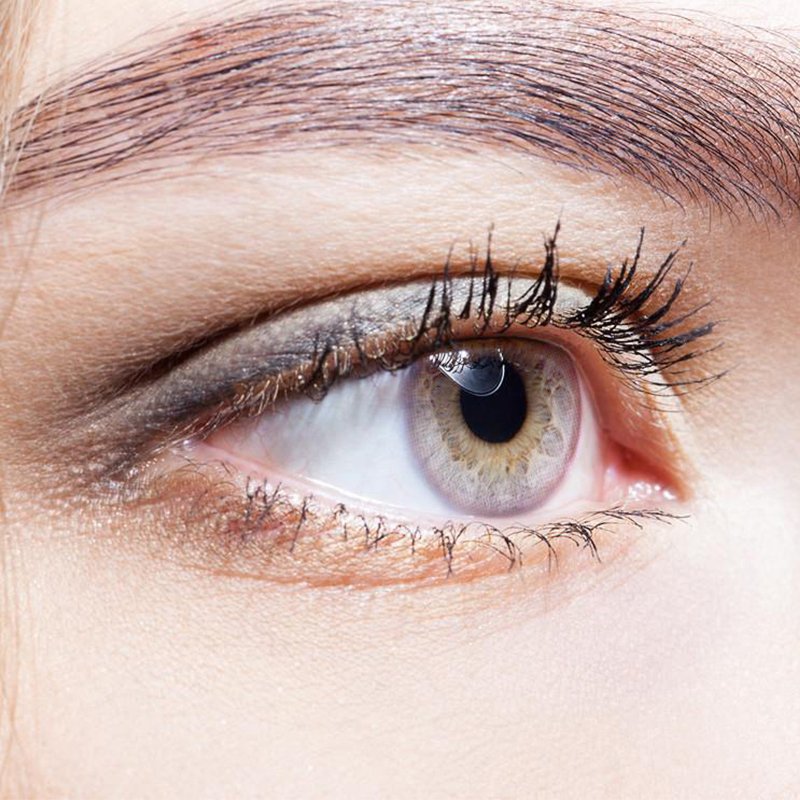 NEBULALENS Fairy Tale Golden Basket Color Purple Yearly Prescription Colored Contact Lenses - NEBULALENS