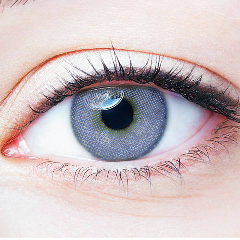 NEBULALENS Tears Blue Yearly Prescription Colored Contact Lenses - NEBULALENS