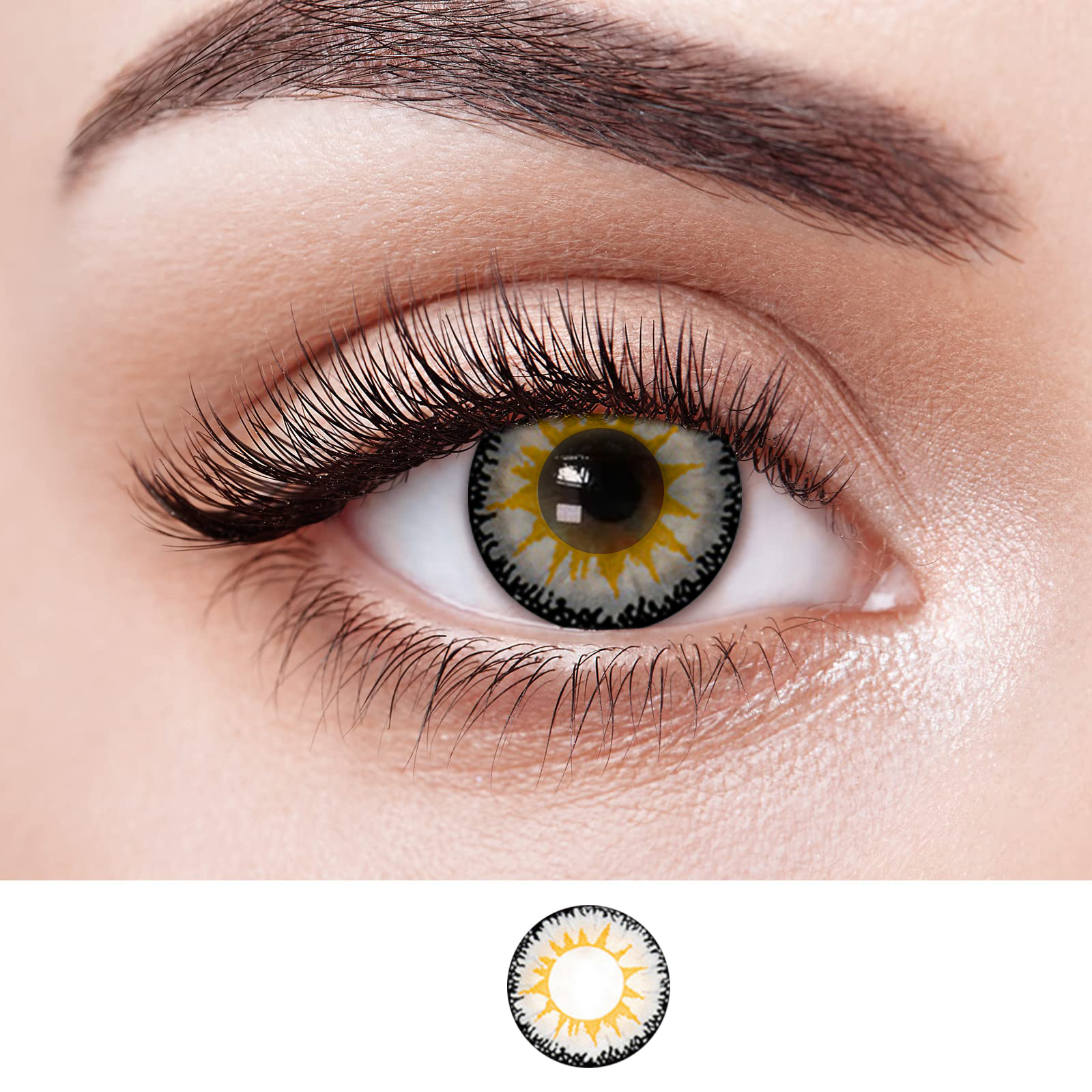 NEBULALENS Sun Colored Contact Lenses - NEBULALENS