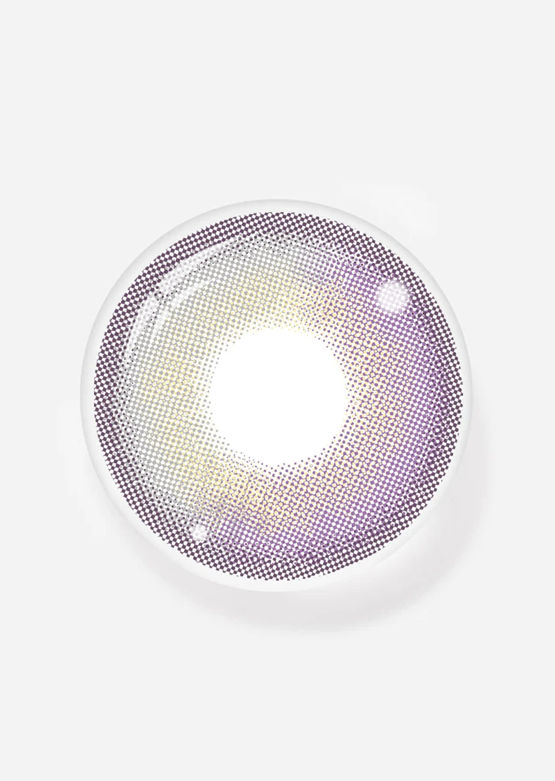 NEBULALENS Wine-Juniper Purple Yearly Prescription Colored Contact Lenses - NEBULALENS