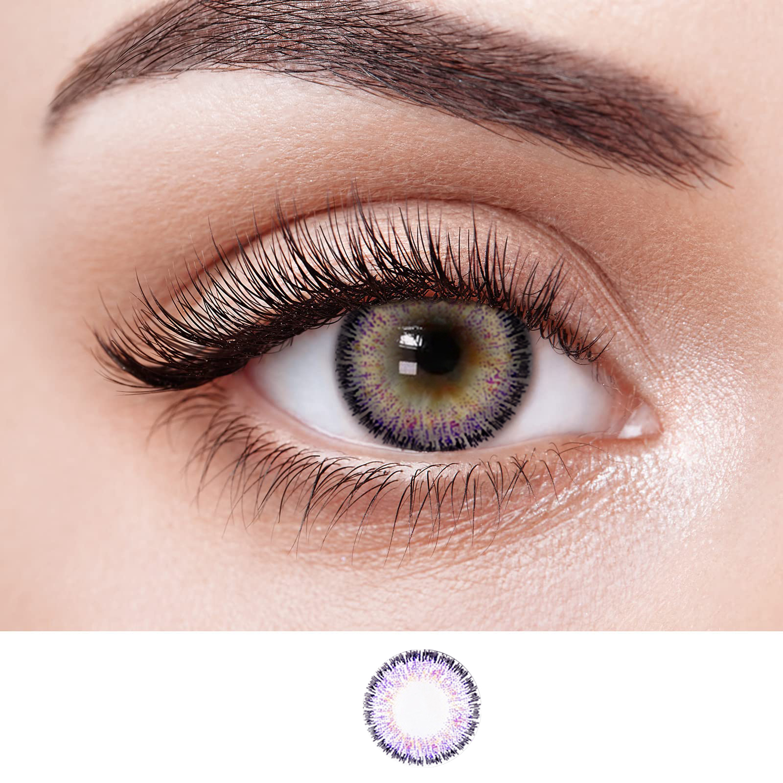 NEBULALENS Angel Tricolor Colored Contact Lenses - NEBULALENS