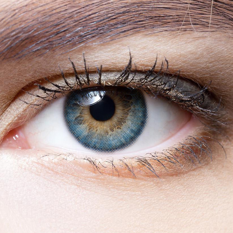 NEBULALENS Louis Blue Yearly Prescription Colored Contact Lenses - NEBULALENS