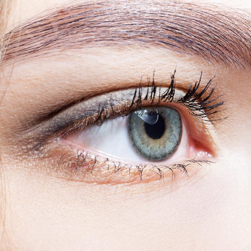 NEBULALENS Mint Blue Yearly Prescription Colored Contact Lenses - NEBULALENS