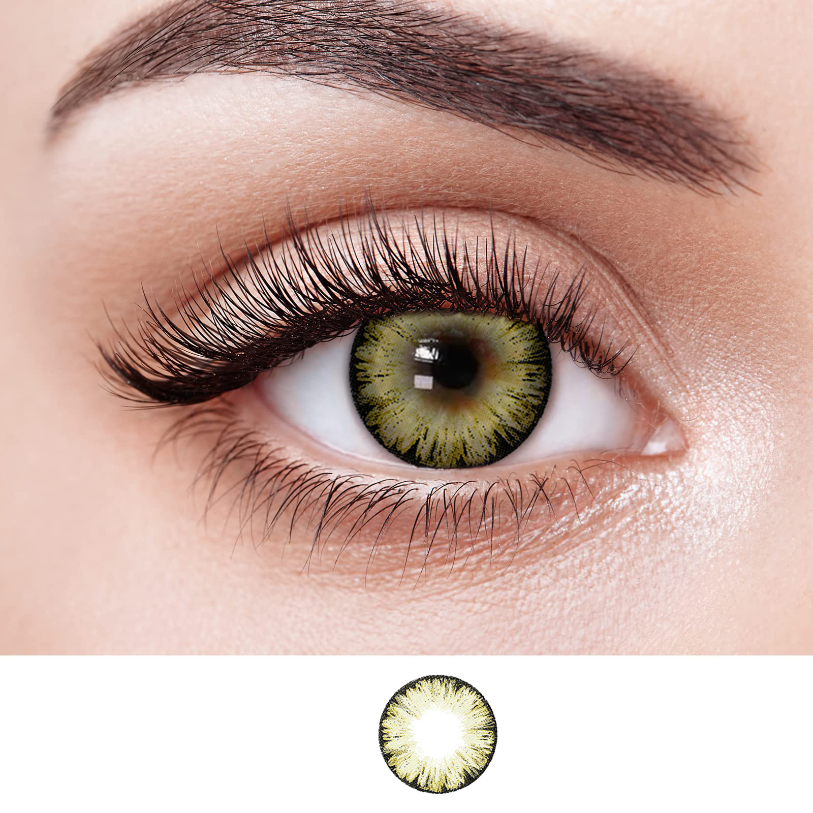 NEBULALENS Big Eyed Girl Colored Contact Lenses - NEBULALENS