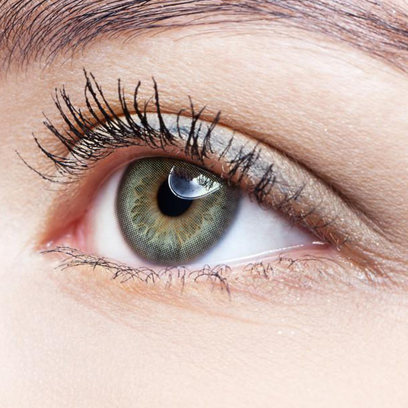 NEBULALENS Fujino Green Yearly Colored Contact Lenses - NEBULALENS