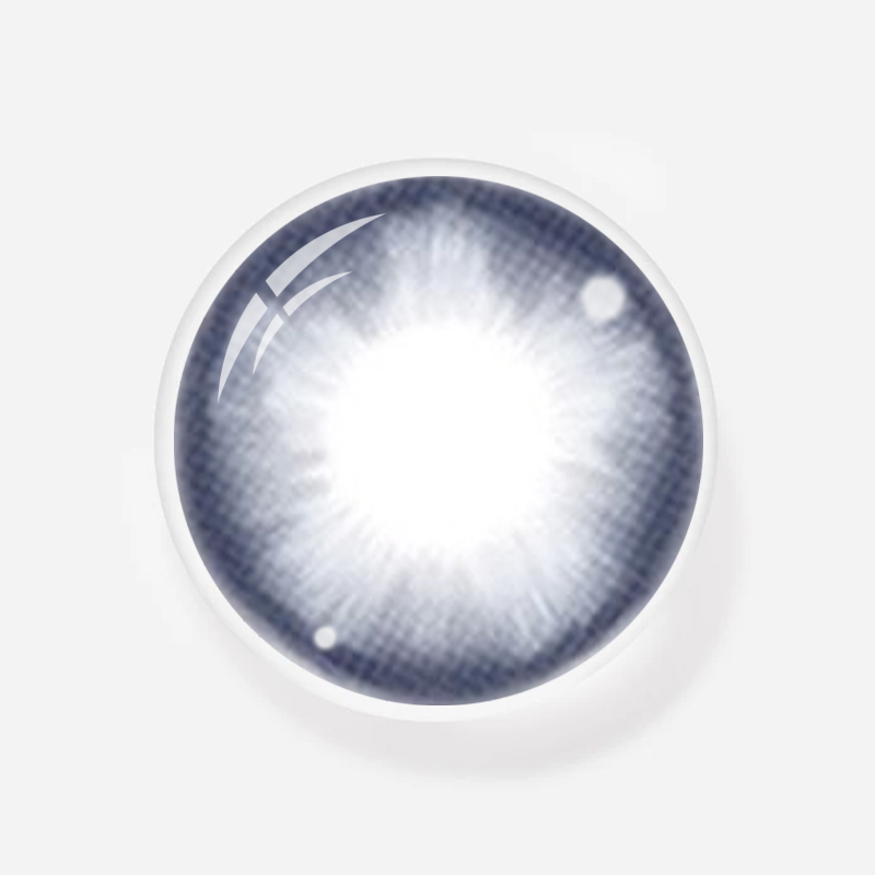 NEBULALENS Blue and White Whale Sweet Yearly Prescription Colored Contact Lenses - NEBULALENS
